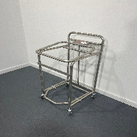 Set of 5 Pedal Bin Trolley Carts, Racking, and Shelving image 0